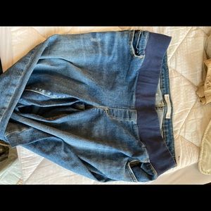 ASOS materinity skinny jeans w/ elastic front